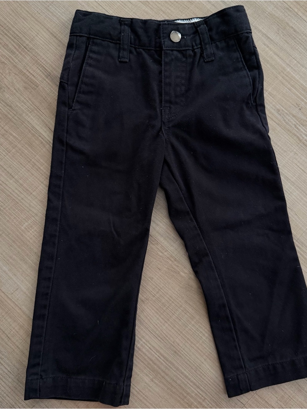Volcom Black Straight-Leg Kids Pants